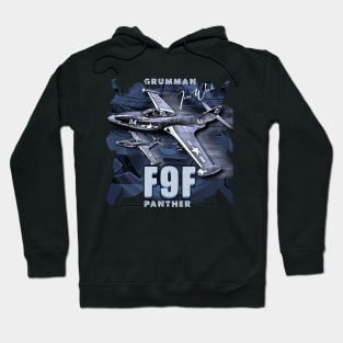 Grumman F9F Panther Carrier-Based Jet Fighter Hoodie